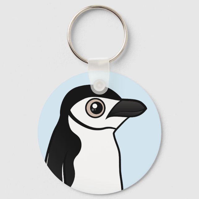 Chinstrap Penguin Keychain (Front)