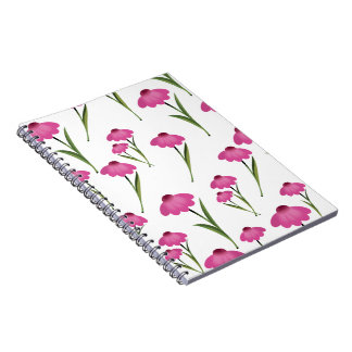 Chintz Flowers wallpaper pattern. Notebook