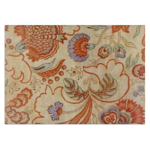 Chintz Paisley Antique Floral Pattern Cutting Board