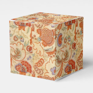 Chintz Paisley Antique Floral Pattern Favor Box