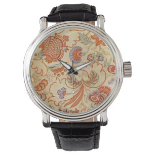 Chintz Paisley Antique Floral Pattern Watch