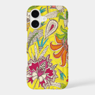 chintz pop jaune