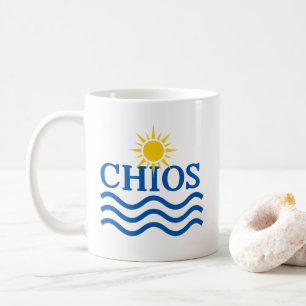 CHIOS Greece, Sun Waves Coffee Mug