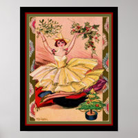 Chiostri Art Deco Christmas Wall Art 11x14