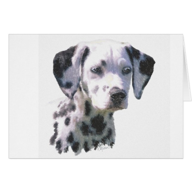 Chiot dalmate (Devant horizontal)