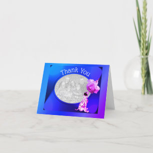 Chiot dalmate Et Carte photo Rose De Merci