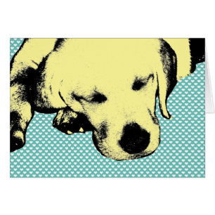 Chiot de laboratoire jaune