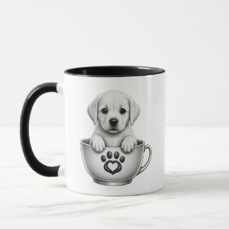 Chiot Labrador Retriever Tasse à Thé