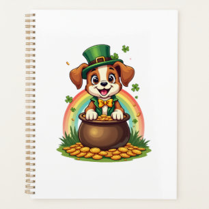 Chiot Lucky Leprechaun Vintage Arc-en-Ciel Pot d'O