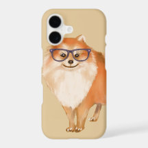 Chiot Poméranien intelligent (couleur Arrière - pl
