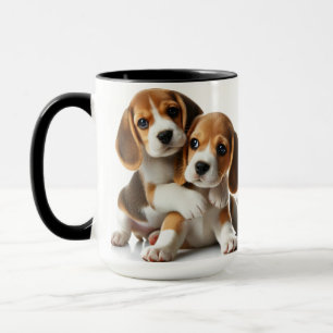 Chiots beagles ! Customisez votre Mug !