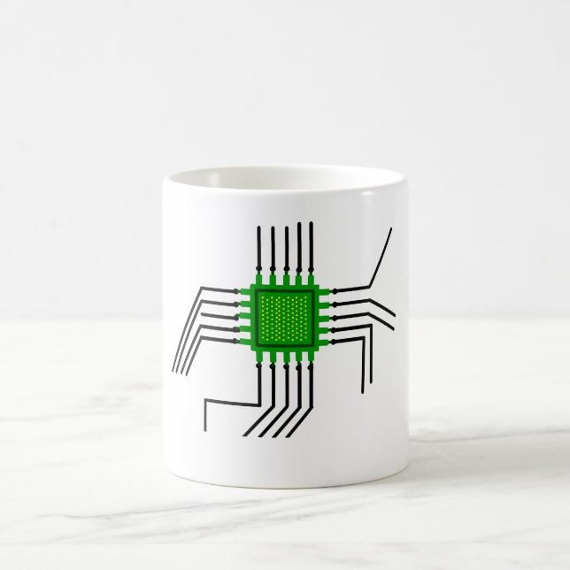 Chip circuitry  coffee mug (Center)