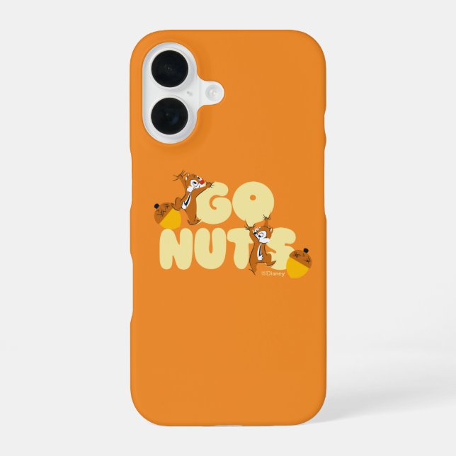 Chip & Dale Go Nuts! iPhone 16 Case (Back)