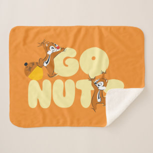 Chip & Dale Go Nuts! Sherpa Blanket