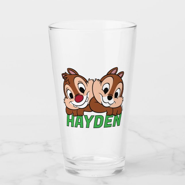 Chip & Dale Smile Glass (Front)