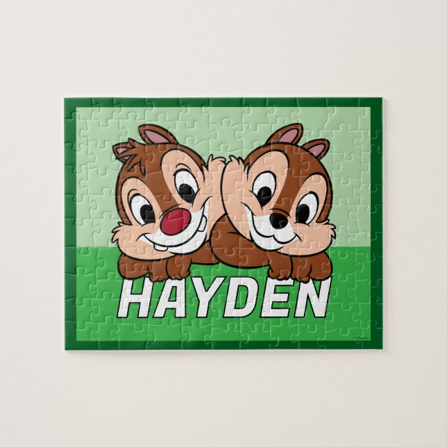 Chip & Dale Smile Jigsaw Puzzle (Horizontal)
