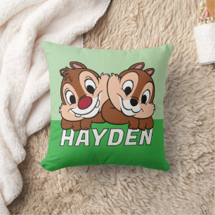 Chip & Dale Smile Throw Pillow