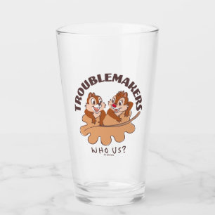 Chip & Dale Troublemakers Glass