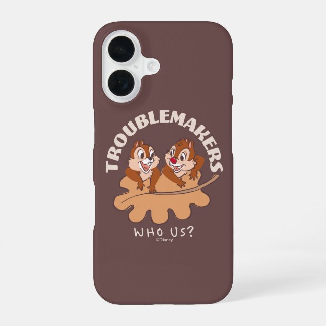 Chip & Dale Troublemakers iPhone 16 Case (Back)