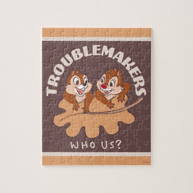 Chip & Dale Troublemakers Jigsaw Puzzle (Vertical)