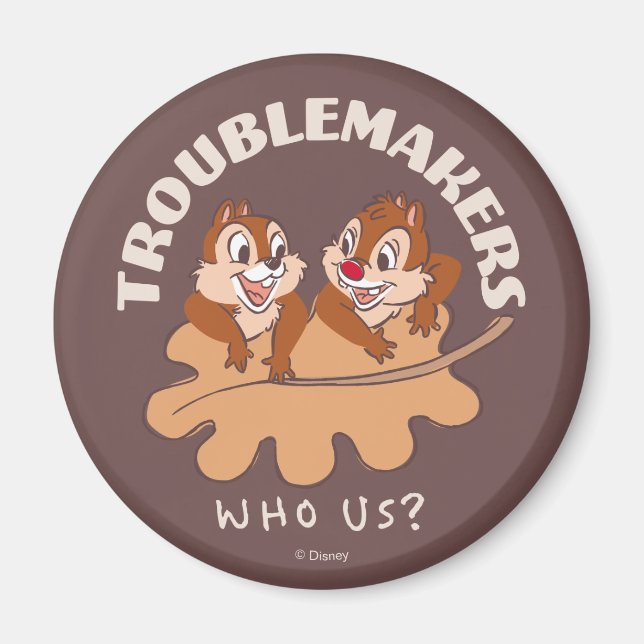 Chip & Dale Troublemakers Magnet (Front)
