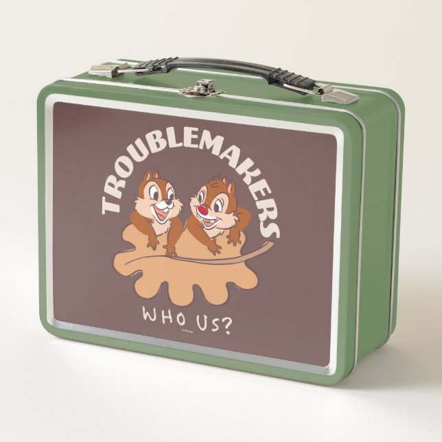 Chip & Dale Troublemakers Metal Lunch Box (Front)