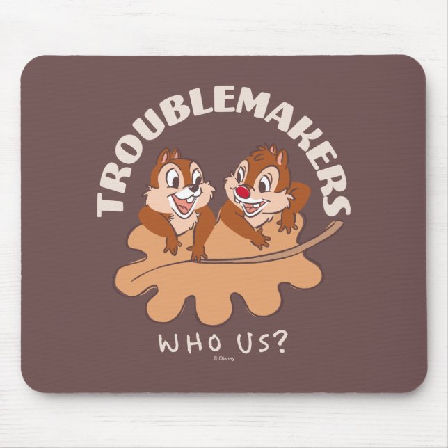 Chip & Dale Troublemakers Mouse Pad (Front)