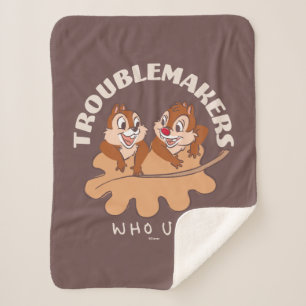 Chip & Dale Troublemakers Sherpa Blanket