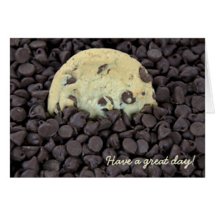 Chip de chocolat heureux