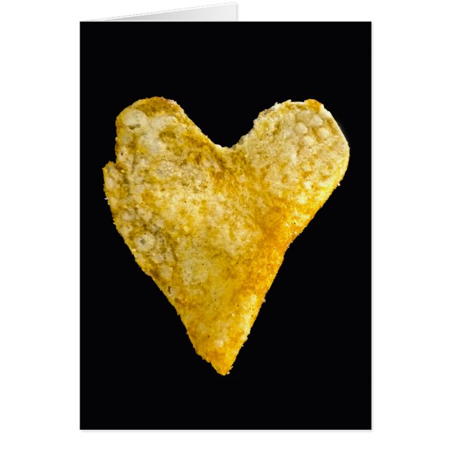 Chip de pomme de terre en forme de coeur (Devant)