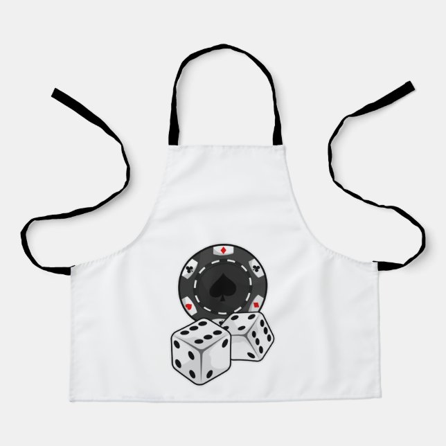 Chip & Dice for Poker Apron (Front)