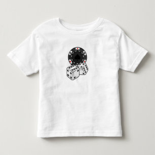 Chip & Dice for Poker Toddler T-shirt