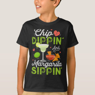 Chip Dippin' And Margarita Sippin' Funny Cinco De T-Shirt