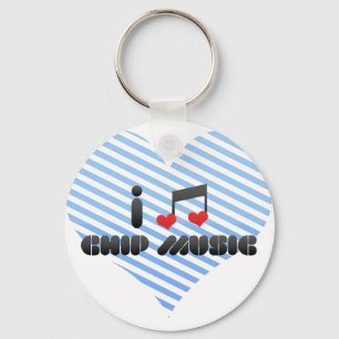 Chip Music fan Keychain