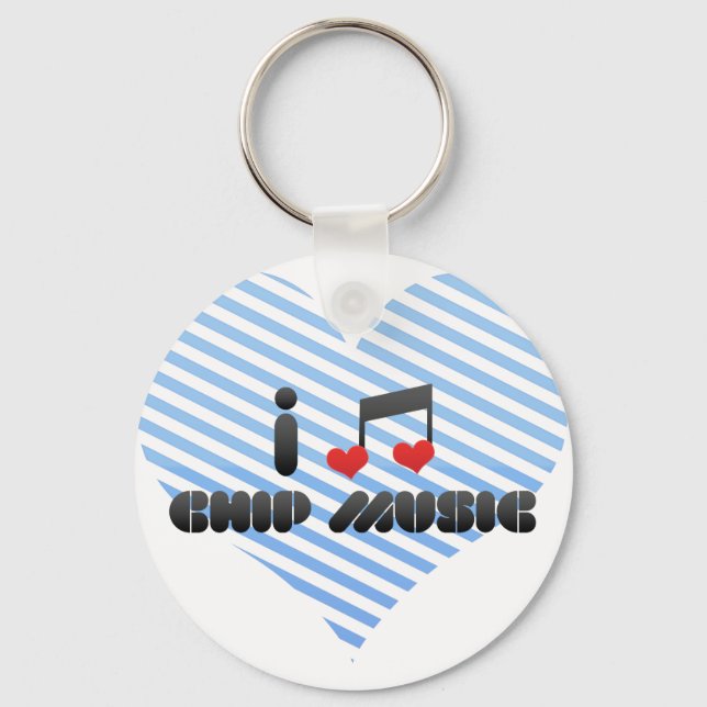 Chip Music fan Keychain (Front)