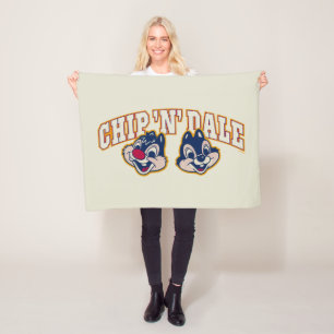 Chip 'n' Dale Classic Grin Fleece Blanket