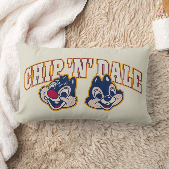 Chip 'n' Dale Classic Grin Lumbar Pillow (Blanket)