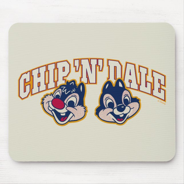 Chip 'n' Dale Classic Grin Mouse Pad (Front)