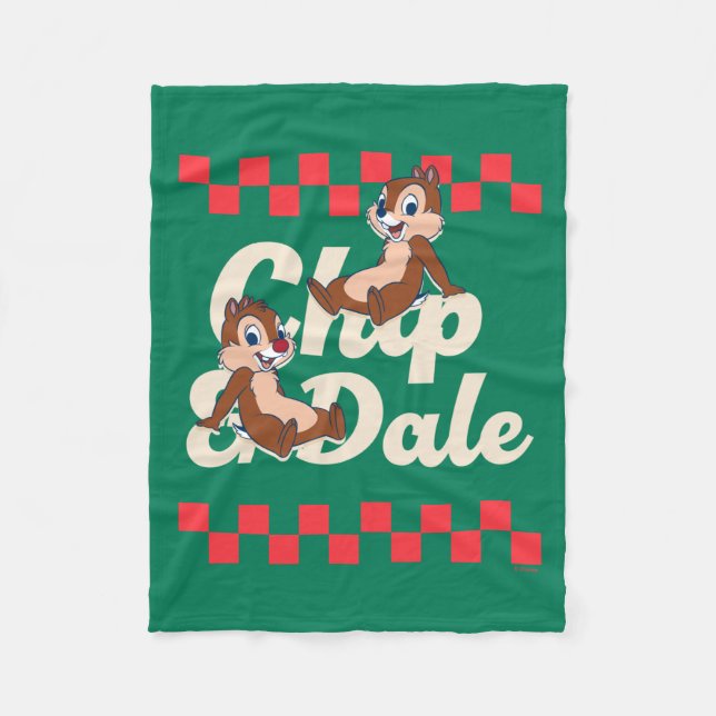 Chip 'n Dale Deli Fun Fleece Blanket (Front)