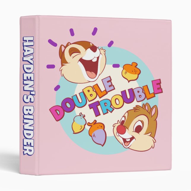 Chip 'n Dale Double Trouble Binder (Front/Spine)