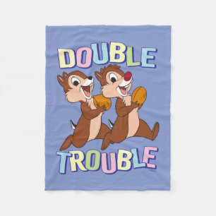Chip 'n Dale Double Trouble Fleece Blanket
