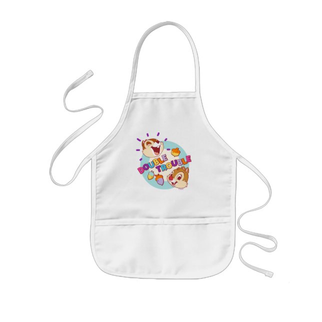 Chip 'n Dale Double Trouble Kids Apron (Front)