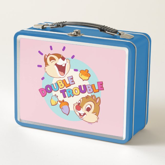 Chip 'n Dale Double Trouble Metal Lunch Box (Front)