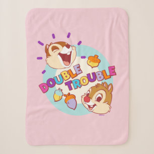 Chip 'n Dale Double Trouble Sherpa Blanket