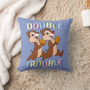 Chip 'n Dale Double Trouble Throw Pillow