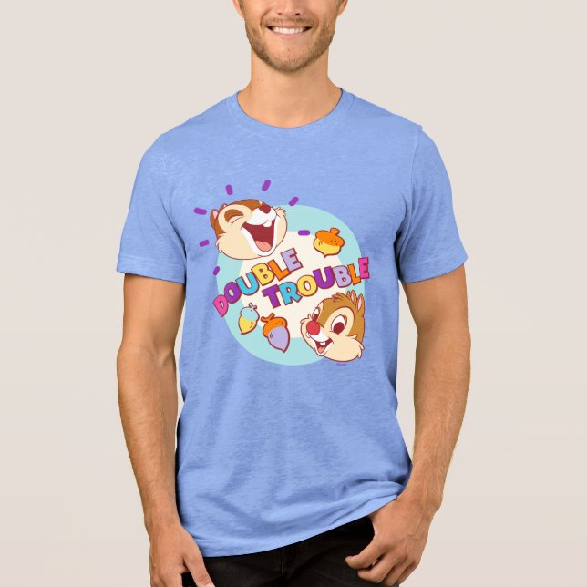 Chip 'n Dale Double Trouble Tri-Blend Shirt (Front)