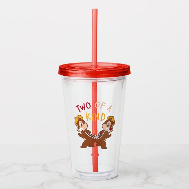 Chip 'n Dale Two of a Kind Acrylic Tumbler (Front)