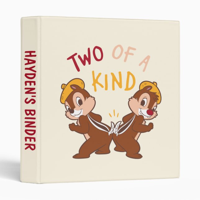 Chip 'n Dale Two of a Kind Binder (Front/Spine)
