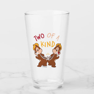 Chip 'n Dale Two of a Kind Glass