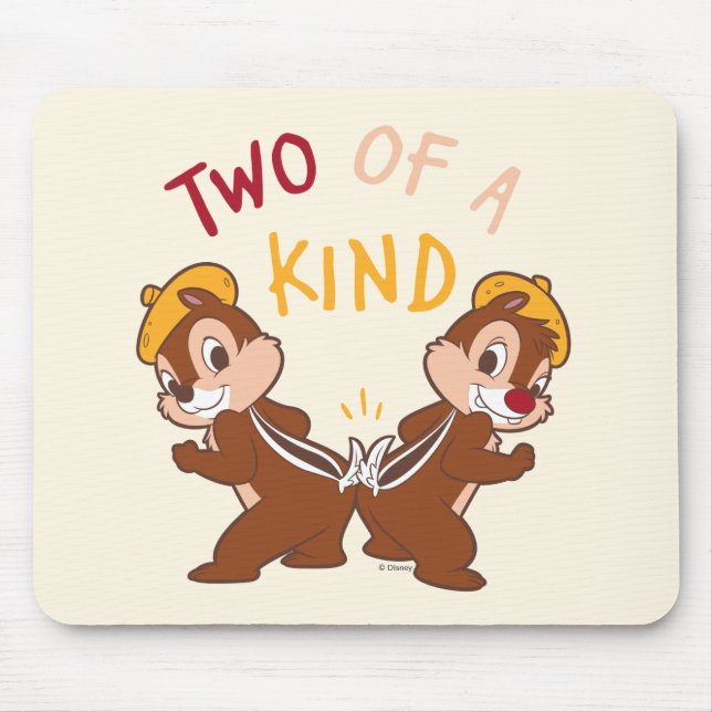 Chip 'n Dale Two of a Kind Mouse Pad (Front)